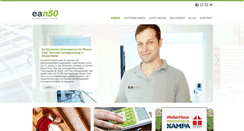 Desktop Screenshot of ean50.de